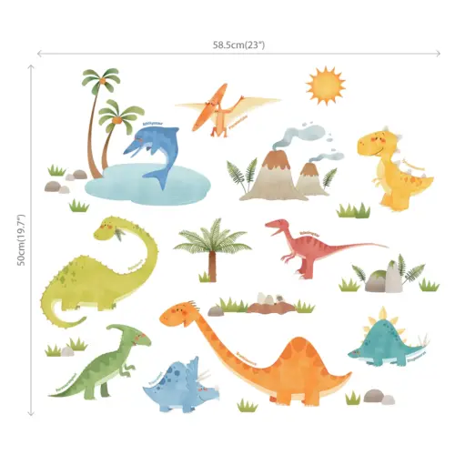 Decowall Dinosauri mali