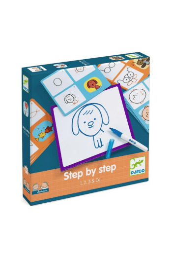 Dječja igra crtanje Korak po korak-1,2,3