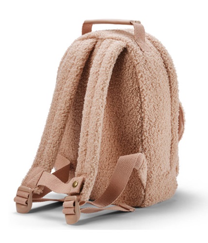 Elodie mini ruksak Pink Bouclé