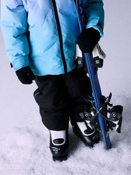 NAME IT Skijaške hlače s gumom Crne