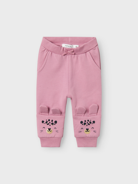 NAME IT Trenirka donji dio Cute leopard Roza
