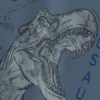 NAME IT Majica dugi rukavi Dinosaur Plava