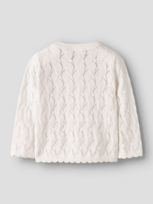 NAME IT Pulover na kopčanje Bijeli