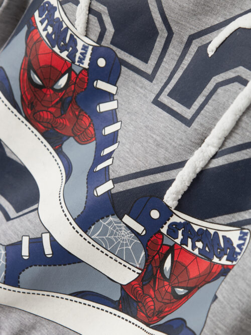 F_13247174_M_4836220_Front-Full NAME IT Majica dugih rukava Spiderman Siva