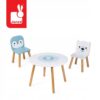 Janod Set stolić i 2 stolice-Medo i Pingvin