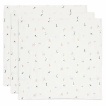 Jollein tetra pelene 70x70cm Jungle Jambo 3kom