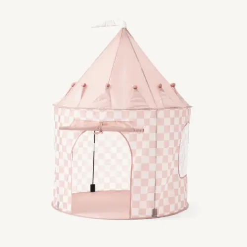 Kids_Concept_Play_Tent_Checquer_Apricot_1000928_1 Kids Concept šator za igru-Rozi