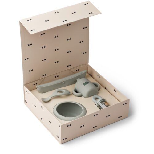 Liewood starter set za jelo Dove Blue