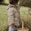 Lil'Atelier Puffer jakna Olive