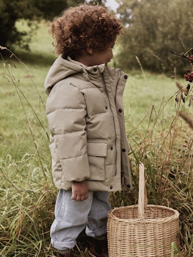 Lil'Atelier Puffer jakna Olive