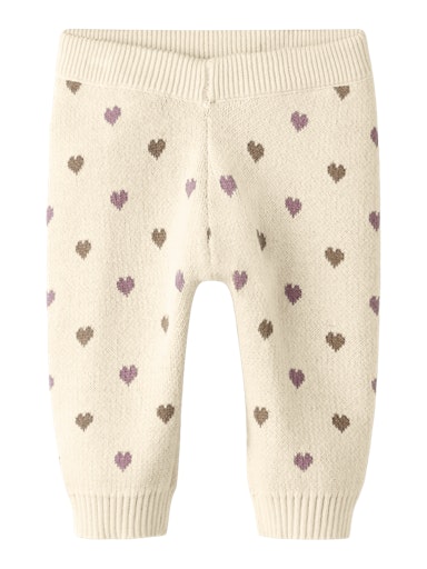NAME IT Pletene hlačice sa srcima NAME IT Pletene hlačice sa srcima