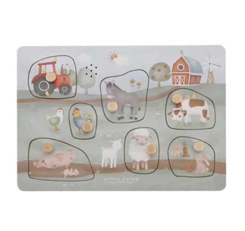 Little Dutch glazbene puzzle mala farma
