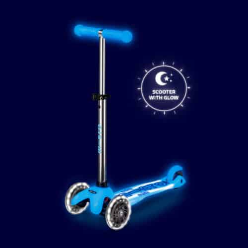 Mini Micro Deluxe Glow LED Plus aqua (2-6 godina)