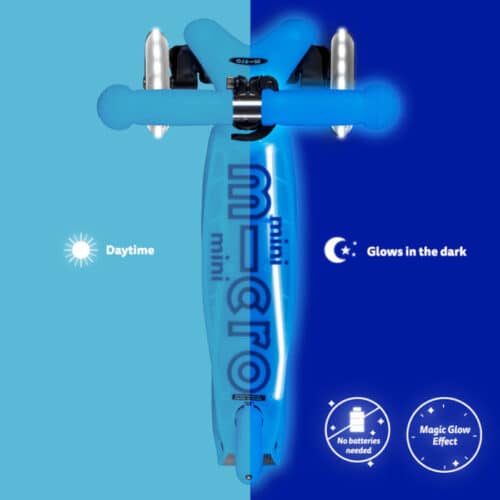 Mini Micro Deluxe Glow LED Plus aqua (2-6 godina)