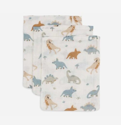 Muslin-krpa-15x20cm-Roarsome Muslin krpice Roarsome 15x20cm 3kom