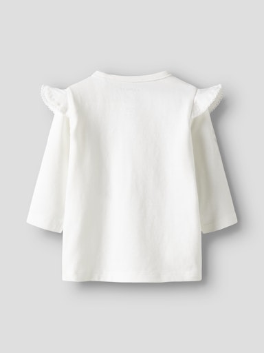 NAME IT Majica dugih rukava Medvjedić Bijela NAME IT Majica dugih rukava Medvjedić Bijela