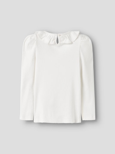 NAME IT Bijela majica dugih rukava s volanom