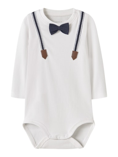 NAME IT Bodi dugih rukava s mašnom NAME IT Bodi dugih rukava s mašnom