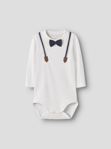 NAME IT Bodi dugih rukava s mašnom