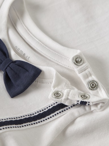 NAME IT Bodi dugih rukava s mašnom