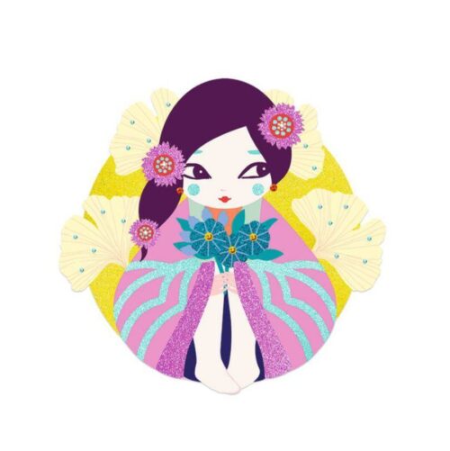 Ona4 Djeco Kreativni set s glitterom - Onnanoko