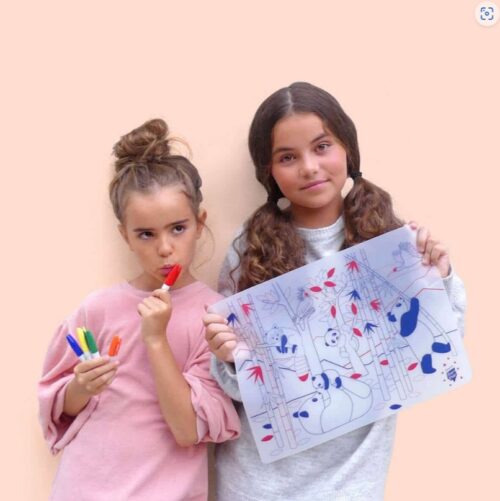 PANDA-SP4 Super Petit silikonska podloga PANDA + 5markera + narukvica