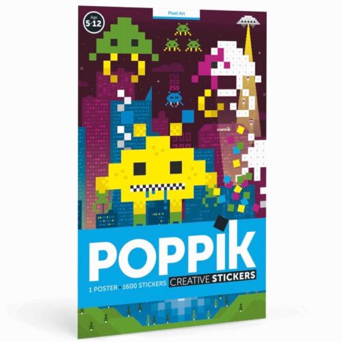 Poppik Video igrice naljepnice za poster PIXEL ART