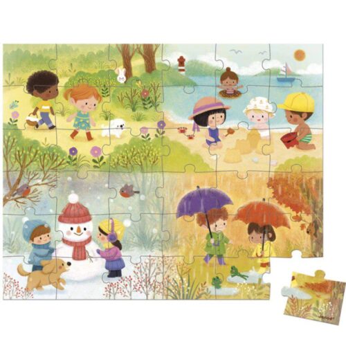 Janod Puzzle Godišnja doba