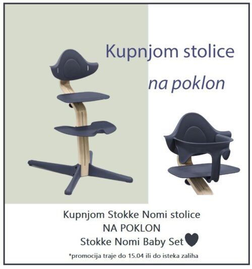 STOKKE-SEATING-NOMI-PROMO-2023 Stokke Nomi Black Promocija