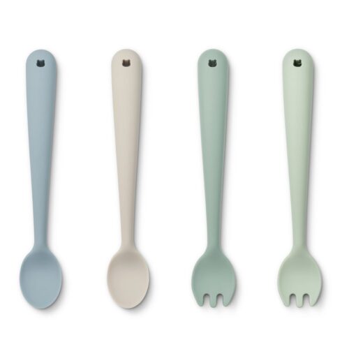Liewood Shea žlice i vilice Dusty Mint