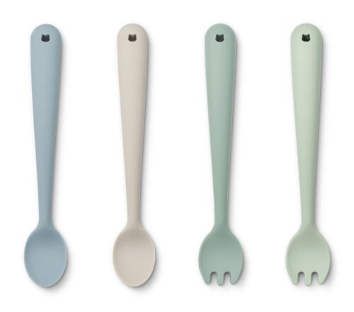 Liewood Shea žlice i vilice Dusty Mint