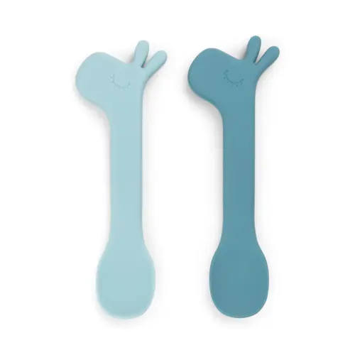 Silicone-spoon-2-pack-Lalee-Blue-Front-PS_3000x Done by deer komplet 2 žličice Lalee plave