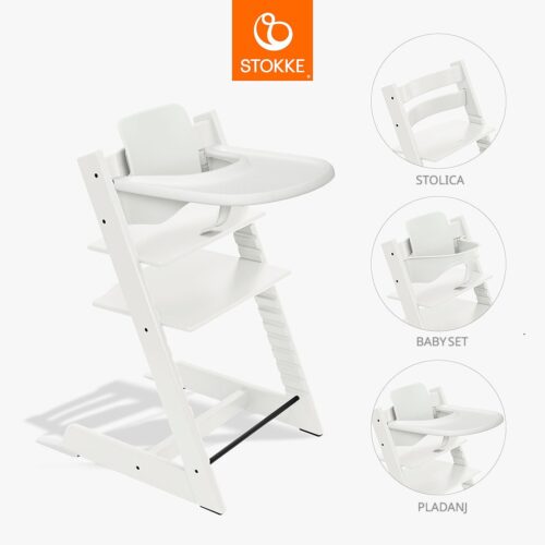 TRIPP TRAPP STOLICA - BIJELA BUNDLE
