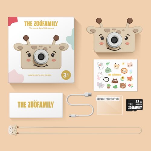 TheZoofamily_Girafe_Zoo-Friends__C1_Inside_Packaging Dječji fotoaparat Zoo Friends Žirafa