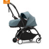 Stokke® YOYO³ kolica s mekanim košarom za novorođenče - crna šasija