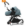 Stokke® YOYO³ kolica s mekanom košarom za novorođenče - bijela šasija