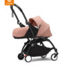 Stokke® YOYO³ kolica s mekanim košarom za novorođenče - crna šasija