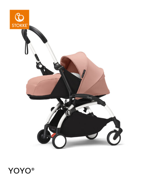 Stokke® YOYO³ kolica s mekanom košarom za novorođenče - bijela šasija