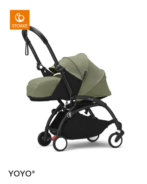 Stokke® YOYO³ kolica s mekanom košarom za novorođenče - bijela šasija