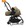 Stokke® YOYO³ kolica s mekanim košarom za novorođenče - crna šasija