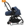 Stokke® YOYO³ kolica s mekanim košarom za novorođenče - crna šasija