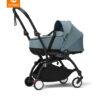 Stokke® YOYO³ kolica s košarom za novorođenče - crna šasija