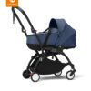 Stokke® YOYO³ kolica s košarom za novorođenče - crna šasija