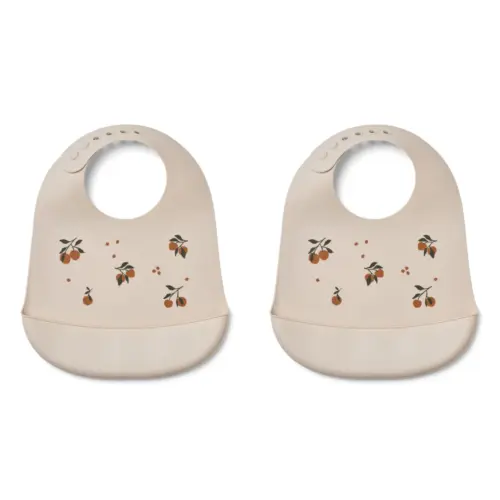 a29udGFpbmVyL25ldy80OTQ5Lzk1ODYxNzF2MS5wbmc_1200x1200 Liewood Silikonski podbradnjak Breskvice 2kom