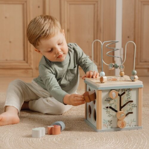 Little Dutch Drvena Kocka s aktivnostima Forest Friends