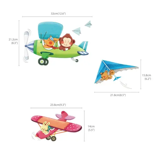 avioni3 Decowall Životinje u avionima