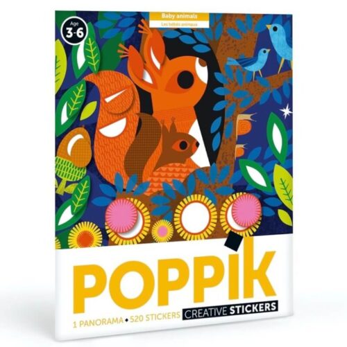 Poppik Baby animals naljepnice