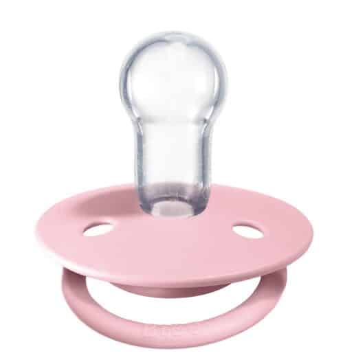 BIBS De Lux silikon ivory/baby pink 0-36mj