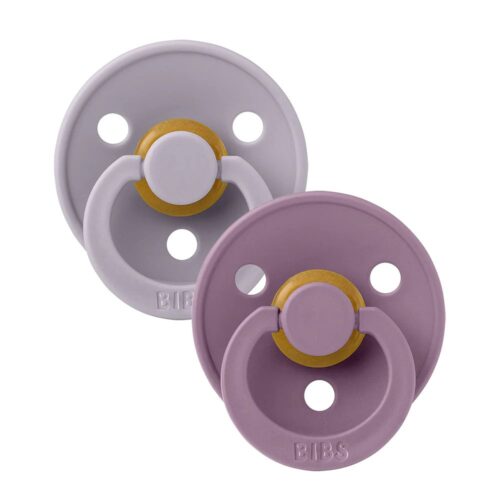 BIBS dude Fossil Grey/Mauve 0-6 mj.