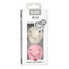 BIBS De Lux silikon ivory/baby pink 0-36mj